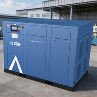 Compresseur d'air à vis portable triphasé à moteur à aimants permanents (PM) lubrifié 220/380V 50/60Hz 7,5kW 10HP avec roulement et moteur certifié CE