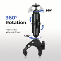 Support réglable en alliage d'aluminium et acier inoxydable StarOrbit pour échelle de camping-car, pince de fixation pour rail de yacht, compatible avec le montage Starlink Mini 360