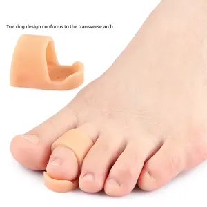 Protège-orteils en gel de <span class=keywords><strong>silicone</strong></span> antidérapant pour hallux valgus, aligneur d'orteils, coussinet d'amortissement, soulagement de la friction pour la marche et la course quotidiennes - Product Image 3