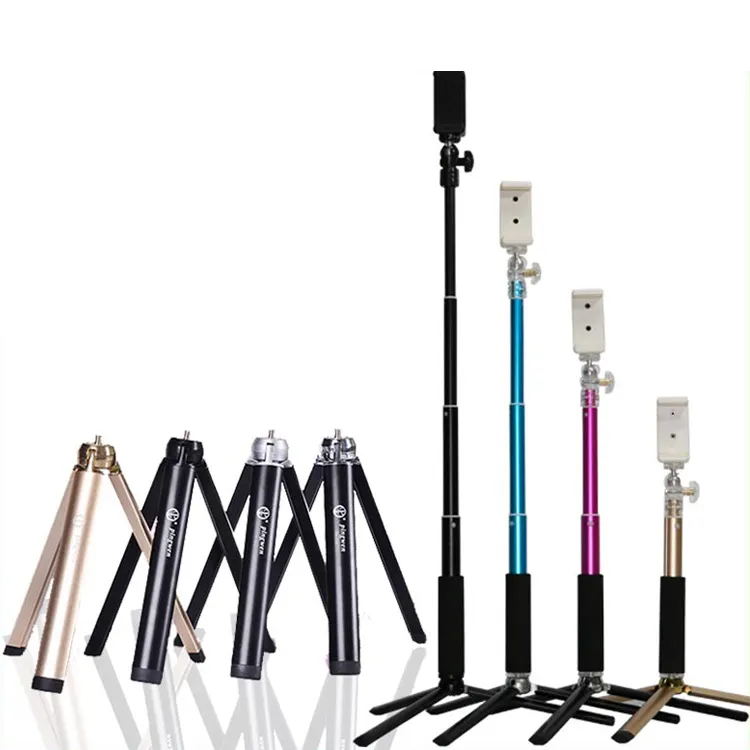 Leichtes profession elles Metall Aluminium Flexibles Handy Selfie Stick Stand Vlog Stativ