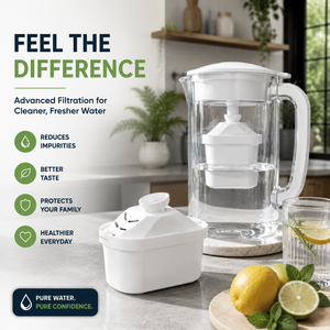 Cartucho de Filtro de Agua Doméstico Premium de Repuesto para Jarra Purificadora de Agua Potable - Product Image 1