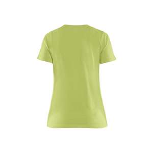 BLAKLADER - 333410424009L T-shirt femme Vert citron-EAN 7330509875186 T-SHIRTS DE TRAVAIL ET POLO - Product Image 2