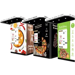 Máquina expendedora automática de pizza italiana con horno inteligente no tripulado a la venta