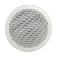 Haut-parleur de plafond à cône en papier de 6 pouces de haute qualité, 70-100V, pour systèmes de sonorisation publique