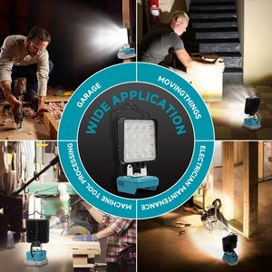 2 LED work <b>lights</b> are 18v <b>batteries</b> and the <b>battery</b> <b>lights</b> are 18v tool portable <b>outdoor</b> flood <b>lights</b> - Product Image 6