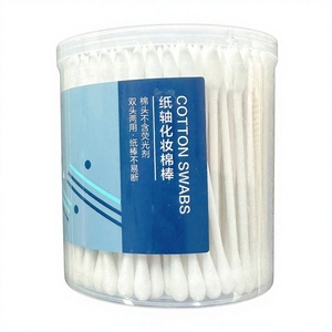 <span class=keywords><strong>Coton</strong></span>-tiges en <span class=keywords><strong>coton</strong></span> pur à double extrémité, absorbants, pour le nettoyage des oreilles, usage domestique et étudiant, avec boîte de rangement - Product Image 1