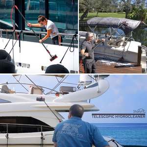 <span class=keywords><strong>Spazzola</strong></span> per Pulizia Pannelli Solari in Alluminio Verde da 12 Pollici con Setole Ultra Morbide per Tetti, Finestre e Pareti - Product Image 4