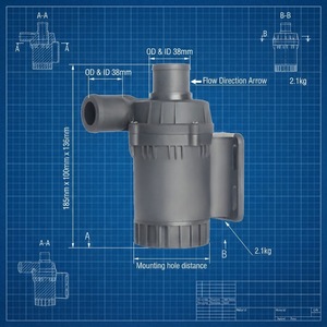 Pompe de piscine électrique ZKSJ 8000L/H 10M haute efficacité pour système de circulation d'eau commercial et résidentiel ODM OEM - Product Image 3
