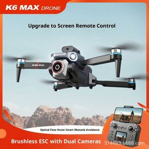 โดรน K6Max รุ่นเริ่มต้น สำหรับผู้เริ่มต้น  หน้าจอพลาสติก ระบบ Optical Flow Positioning มอเตอร์แบบไร้แปรงถ่าน  ควบคุมด้วยรีโมทคอนโทรล ของเล่นเครื่องบินบังคับวิทยุ  แบบจำลองเครื่องบิน - Product Image 2