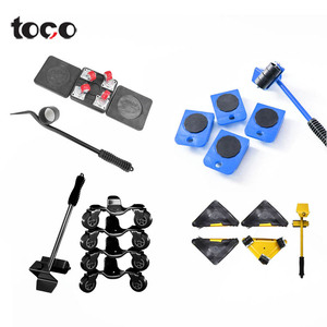 TOCO – chariot de Transport à 3 roues, chariot de levage, glissières de déplacement, chariot de déplacement à roues, <span class=keywords><strong>Kit</strong></span> de glissières de levage de <span class=keywords><strong>meubles</strong></span> 5 pièces - Product Image 3