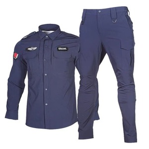 Chemise d'été blanche à manches courtes pour <span class=keywords><strong>agent</strong></span> <span class=keywords><strong>de</strong></span> sécurité, uniforme <span class=keywords><strong>de</strong></span> gestion immobilière pour communauté résidentielle - Product Image 3