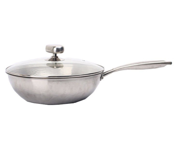 30cm hand-hammered pure titanium