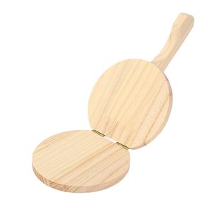 <span class=keywords><strong>Presse</strong></span> manuelle à tortillas de maïs, moule en bois de 25,4 cm pour tortillas de maïs, équipée d'un rouleau à pâtisserie, idéale pour presser la pâte pour les aliments - Product Image 1