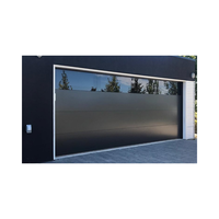 Porte de garage sectionnelle isolée en alliage d'aluminium de style américain avec fenêtres à vendre