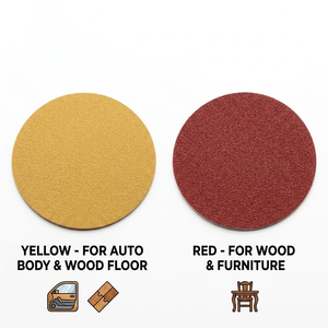Disque de ponçage auto-agrippant sans poussière, oxyde d'aluminium, grain 40-1200, antistatique, disque abrasif sans chargement pour ponceuse - Product Image 3