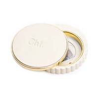 Boîte vide personnalisée en aluminium moulé sous pression pour palette de fards à paupières, emballage cosmétique pour marque de maquillage