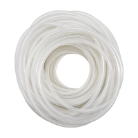 Tube en silicone transparent sur mesure de qualité alimentaire industrielle, longue durée de vie, anti-âge, stable aux UV, résistant à l'ozone, service de découpe, haute pression