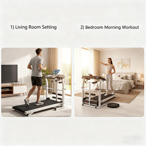 Tapis de <span class=keywords><strong>Course</strong></span> Commercial Pliable et Mobile pour la Maison, Idéal pour la Perte de Poids et la Marche Sportive - Product Image 2