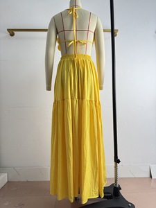 GX32617 แฟชั่น 2026 เสื้อผ้าผู้หญิงฤดูร้อน สตรีทแวร์ เสื้อแขนกุดลายดอกไม้ 3 มิติ สุดหรูหรา พร้อมกระโปรงทรงเอแม็กซี่ ชุดเซ็ต 2 ชิ้น - Product Image 3
