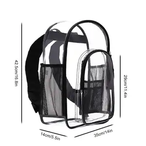 Guaranteed Quality Unique 2023 Best Seller Bags Factory Eco Friendly Clear Pvc Backpack