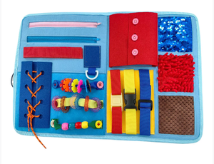 Nueva llegada Popular fieltro ocupado tablero juguetes, tablero sensorial cerebro y libro de entrenamiento de cognición <span class=keywords><strong>para</strong></span> ancianos 60 + - Product Image 6