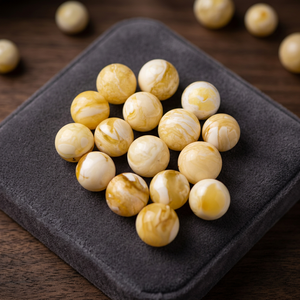 Boules de pierres précieuses blanches naturelles polies, art populaire, Feng Shui, mascotte, décoration intérieure, bijoux DIY, objets de collection, vente en gros - Product Image 4