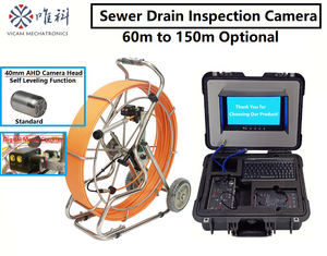 Nhà máy trực tiếp tốt nhất người bán CCTV cống thoát nước kiểm tra đường ống máy ảnh tự san lấp mặt bằng ống máy ảnh với 512 sonde định vị - Product Image 3