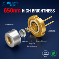 Diode laser rouge 650nm 5mW, boîtier en laiton TO56, puce LD pour pointeur laser, capuchon de croissance capillaire, thérapie par lumière rouge, vente directe usine