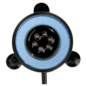 Led Zeven Kleuren Duiklicht <span class=keywords><strong>Aquarium</strong></span> Landschapsdecoratie <span class=keywords><strong>Aquarium</strong></span> Luchtschijf Licht Rond Zuurstofbellicht - Product Image 1