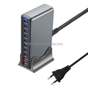 High Quality Multi-Function Charger Pd Adapter 3 USB+7 Type-c 10 Ports Desktop Charger Station for Phone Tablet and Laptop - Product Image 4