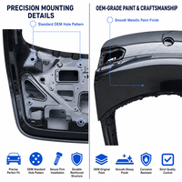 Pour 292 OE 2927400105 Hayon peint en gros, remplacement OEM, fixation directe par boulons, aucune modification requise, ajustement parfait