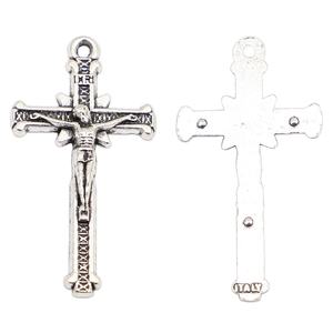 1,4 pulgadas católico INRI <span class=keywords><strong>Rosario</strong></span> <span class=keywords><strong>crucifijo</strong></span> Cruz religiosa cristiana aleación joyería <span class=keywords><strong>para</strong></span> regalo - Product Image 1