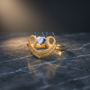 Elegant <b>Plain</b> 22K Solid Gold <b>Ring</b> Fashionable Round Cut Religious for Wedding Party Anniversary or Engagement Gift - Product Image 6