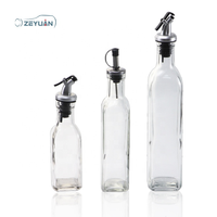 Bouteille en verre pour huile comestible 150ml 250ml 500ml Bouteille en verre pour huile d'olive Marasca