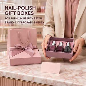Caja de Esmalte de Uñas <span class=keywords><strong>Mini</strong></span> Personalizada al por Mayor, Caja de Regalo Reciclable de Cartón con Cierre Magnético, Logotipo Personalizado - Product Image 2
