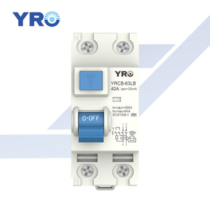 YRO YRCB-63LB 40A RCD 30mA Interruptor Diferencial de Corriente Residual para Montaje en Riel DIN IEC61008-1 - Product Image 4