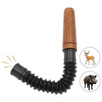 Sifflet d'appel bionique réglable pour cerfs et sangliers, imitant les sons de gibiers sauvages, en bois, pour la chasse en extérieur