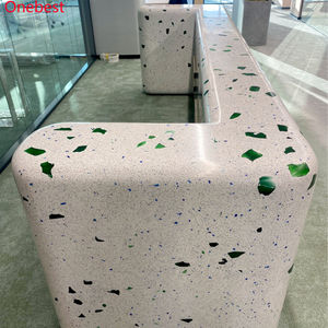 2026 Belle conception Table <span class=keywords><strong>de</strong></span> réception en pierre <span class=keywords><strong>de</strong></span> terrazzo <span class=keywords><strong>de</strong></span> quartz Export USA Mobilier <span class=keywords><strong>de</strong></span> bureau - Product Image 6