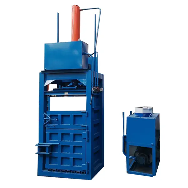 Hot sale vertical hydraulic baler used Waste carton paper bailing baler machine for paper