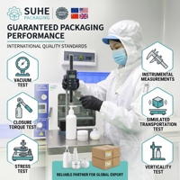 Flacon pulvérisateur en plastique PET dégradé de 150 ml pour soins de la peau, tonique, sérum, shampoing, lotion, avec pompe à brume fine, emballage cosmétique