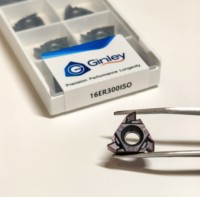 Threading Insert 11IR 11ER 16ER 16IR 0.5ISO 1.0ISO 1.5ISO 1.25ISO 1.75ISO 2.0ISO 2.25ISO 3.0ISO Tungsten Carbide OEM PVD CVD