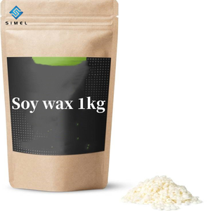 Vente chaude d'usine de cire de soja pour la fabrication de bougies granulés de cire de bougie de soja naturelle emballés sur mesure flocons de cire de soja biologique - Product Image 2