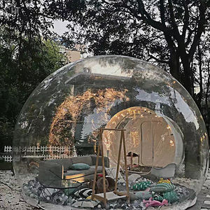 Şeffaf taşınabilir kabarık yüksek kaliteli kabarcık ev şişme havaya uçurmak balon ev havaya uçurmak kabarcık ev trambolin çocuklar için - Product Image 6