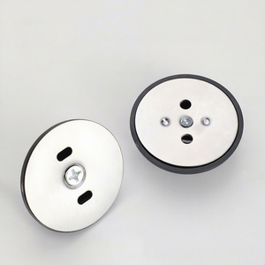 Butée <span class=keywords><strong>de</strong></span> <span class=keywords><strong>porte</strong></span> en plastique anti-collision Meilong Hardware, design moderne, sans perçage, modèle court pour salle <span class=keywords><strong>de</strong></span> bain et toilettes - Product Image 3