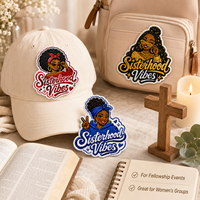 Set de Parches Bordados Personalizados con el Tema de la Hermandad, Insignias de Amistad para Mujeres, para Chaquetas, Bolsos, Regalos para Eventos, Proveedor Mayorista