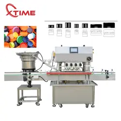 Machine de capsulage de vis de bouteille en plastique ronde à quatre roues linéaire automatique - Product Image 5
