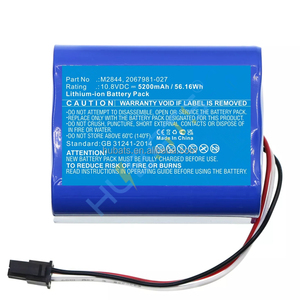 5835030 M2844 4M00441A <strong>Battery</strong> for <strong>GE</strong> Moniteur Carescape Dinamap VC150 Vital 5200mAh 10.8v - Product Image 3