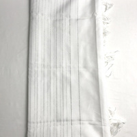 Vente en gros et conception de logo personnalisée grande taille 140x190 cm châle de prière Talit messianique couleur blanche Talit juif d'Israël