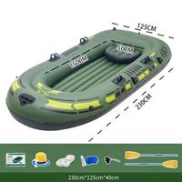 Vente chaude Stock 1/2/3/4 Personnes Épais PVCgonflable Bateau air Bateau Gonflable Bateau De Pêche pour Les Aventures En Plein Air