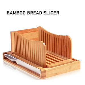 Tre bánh mì cắt với dao bánh mì <span class=keywords><strong>Slicer</strong></span> cho bột chua vòng có thể điều chỉnh bánh mì <span class=keywords><strong>Slicer</strong></span> cho nhà - Product Image 6